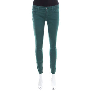 dolce & gabbana green skinny pretty jeans s