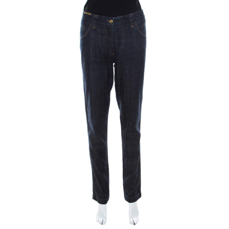 luxury-women-dolcegabbana-used-clothes-p216869-001 dolce & gabbana indigo dark wash denim tapered jeans l