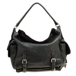 dolce & gabbana mossy green leather miss forever hobo