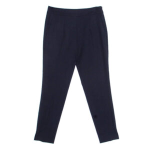 emporio armani navy blue wool tailored trousers s