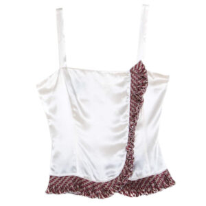 luxury-women-emporio-armani-used-clothes-p200044-002 emporio armani cream satin silk ruffled trim sleeveless top s