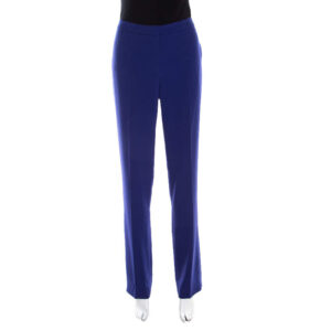 luxury-women-escada-new-clothes-p201226-001-1 escada bluebell blue crepe high waist tovah trousers m