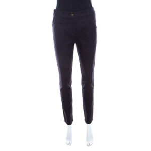 escada navy blue stretch denim teresa straight leg jeans s