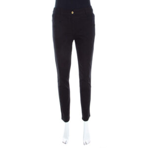 escada black stretch denim teresa straight leg jeans s