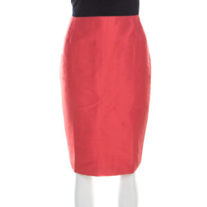 luxury-women-escada-new-clothes-p201444-1560681924-001-1 escada burnt orange silk pencil skirt m