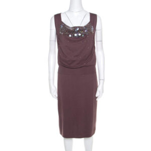 luxury-women-escada-new-clothes-p201521-004 escada mauve silk cotton iridescent paillette embellsihed shawn dress m