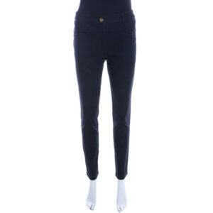 escada navy blue stretch denim teresa straight leg jeans s
