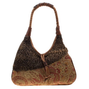 luxury-women-etro-used-handbags-p209291-010 etro multicolor fur and jacquard hobo