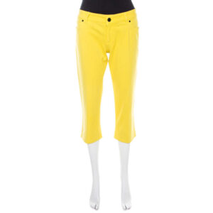 luxury-women-gucci-used-clothes-p207814-003 gucci yellow denim cropped jeans m