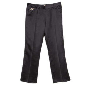 luxury-women-just-cavalli-used-clothes-p166892-004 just cavalli black wool logo plaque detail straight fit trousers s