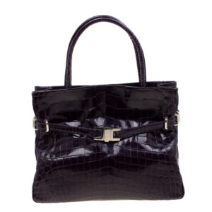 lana marks purple crocodile positano tote