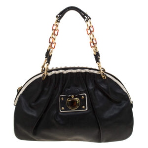 luxury-women-marc-jacobs-used-handbags-p178671-006 marc jacobs black leather capra satchel