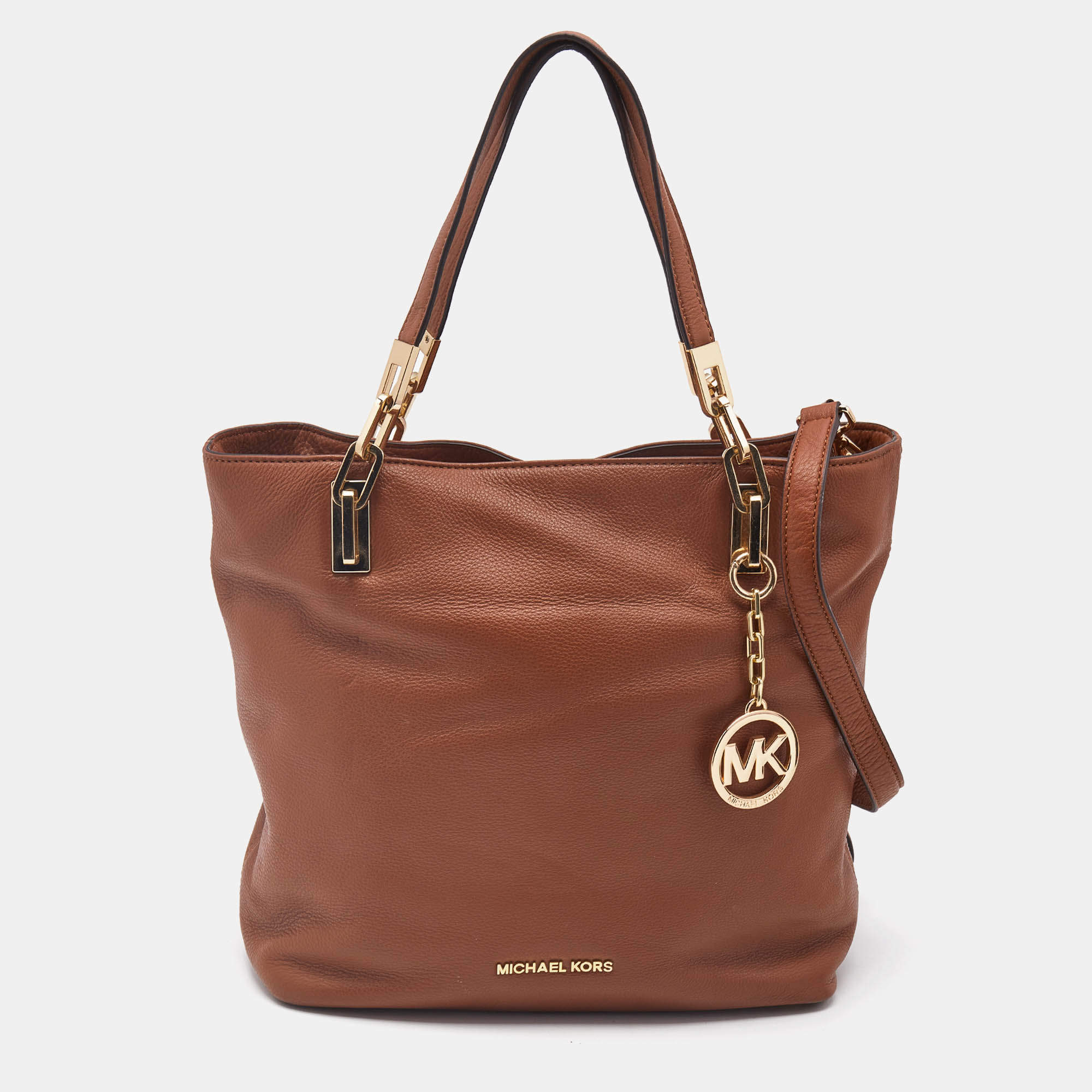 luxury-women-michael-michael-kors-used-handbags-p201047-012 michael michael kors brown leather medium brooke tote