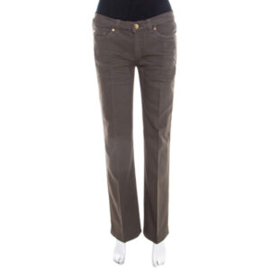luxury-women-roberto-cavalli-used-clothes-p207884-003 roberto cavalli grey denim regular fit low waist jeans m