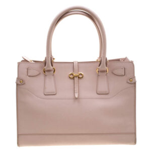 salvatore ferragamo blush pink leather small briana tote