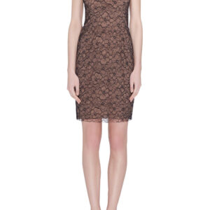 luxury-women-used-clothes-p203612-005 vera wang collection black floral lace high cowl neck sleeveless dress s