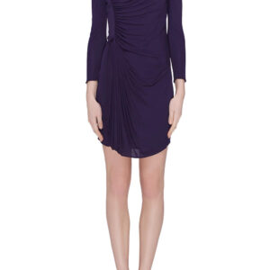 luxury-women-used-clothes-p203994-006 3.1 phillip lim purple jersey ruched front draped long sleeve dress xs
