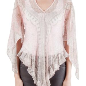 luxury-women-used-clothes-p212518-005 zandra rhodes pale pink crinkled chiffon paisley printed top m