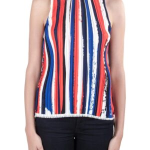 luxury-women-used-clothes-p212588-004 dion lee ii multicolor plisse striped knit sleeveless top m