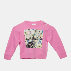 Burberry Kids Dutch Floral Print Cotton Sweatshirt 2 Yrs