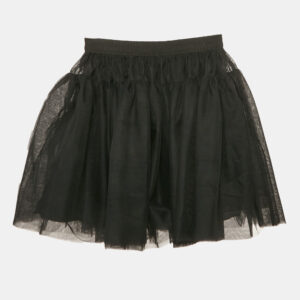 Dolce & Gabbana Kids Black Tulle Gathered Skirt 5 Yrs