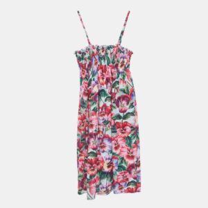 Dolce & Gabbana Multicolor Floral Printed Cotton Poplin Dress (11-12 Yrs)