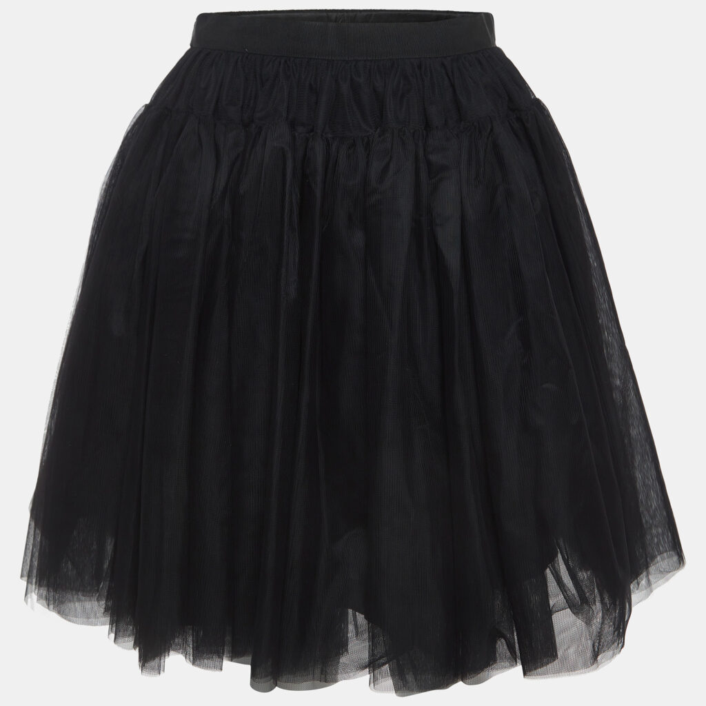 luxury-kids-dolcegabbana-used-girls-p922282-005 Dolce & Gabbana Black Tulle Skirt (11-12 Yrs)