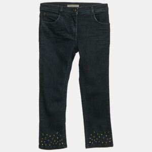 Ermanno Scervino Junior Studded Denim Jeans 8 Yrs Waist 24"