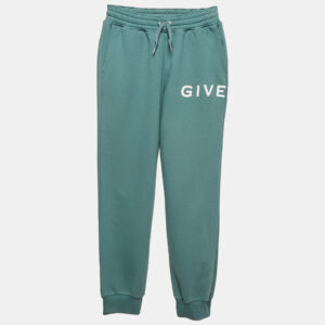 Givenchy Kids Greyish Green Fleece 4G Jogger 12+ Yrs