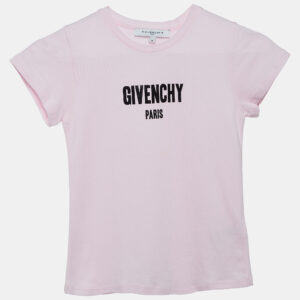 Givenchy Pink Logo Print Jersey T-Shirt (8 Yrs)