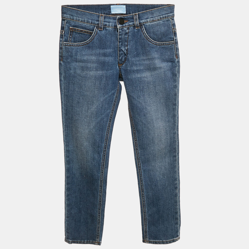 luxury-kids-lanvin-new-boys-p1129862-008 Lanvin Kids Blue Denim Jeans 10 Yrs Waist 26"