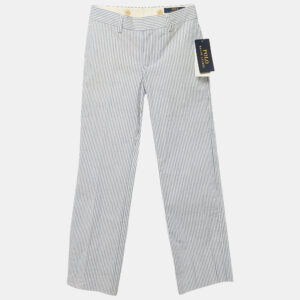 Polo Ralph Lauren Kids Blue Stripe Cotton Trousers 5 Yrs