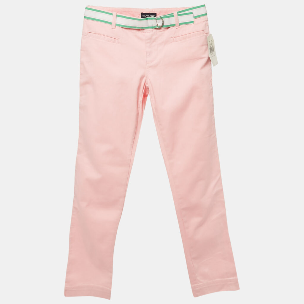 Polo Ralph Lauren Kids Pink Cotton Pants 12 Yrs