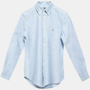 Polo Ralph Lauren Blue Cotton Button Front Shirt 8Yrs