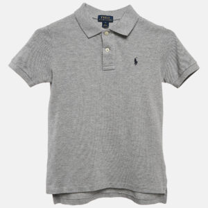 Polo Ralph Lauren Grey Cotton Pique Polo T-Shirt 6 Yrs