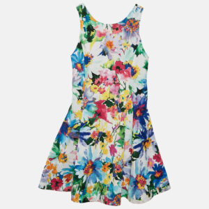 Polo Ralph Lauren Kids Multicolor Floral Print Cotton Dress 6 Yrs