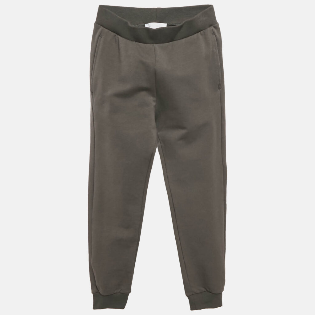 Roberto Cavalli Junior Grey Logo Embroidery Cotton Knit Joggers 8 Yrs