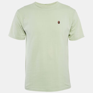A Bathing Ape Green Cotton Crew Neck T-Shirt M