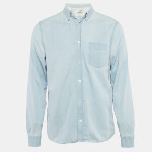 Acne Studios Blue Isherwood Denim Long Sleeve Shirt M
