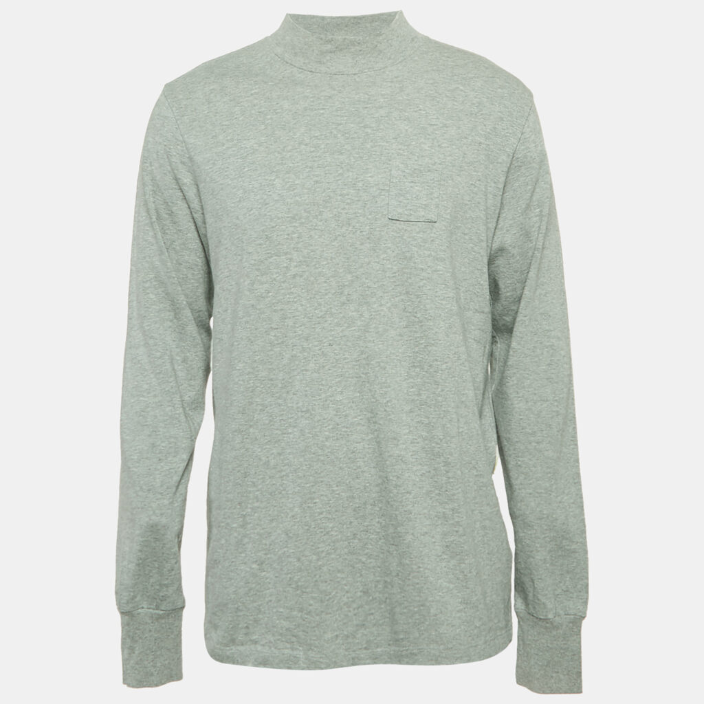 luxury-men-aime-leon-dore-used-clothes-p1150901-002 Aime Leon Dore Grey Cotton Knit Sweatshirt S