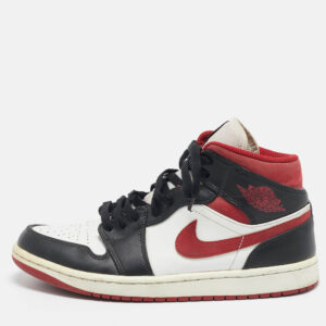 Air Jordans Multicolor Leather Air Jordan 1 High Top Sneakers Size 41