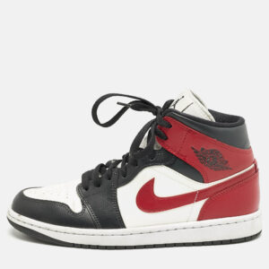 Air Jordans Multicolor Leather Air Jordan 1 High Top Sneakers Size 41