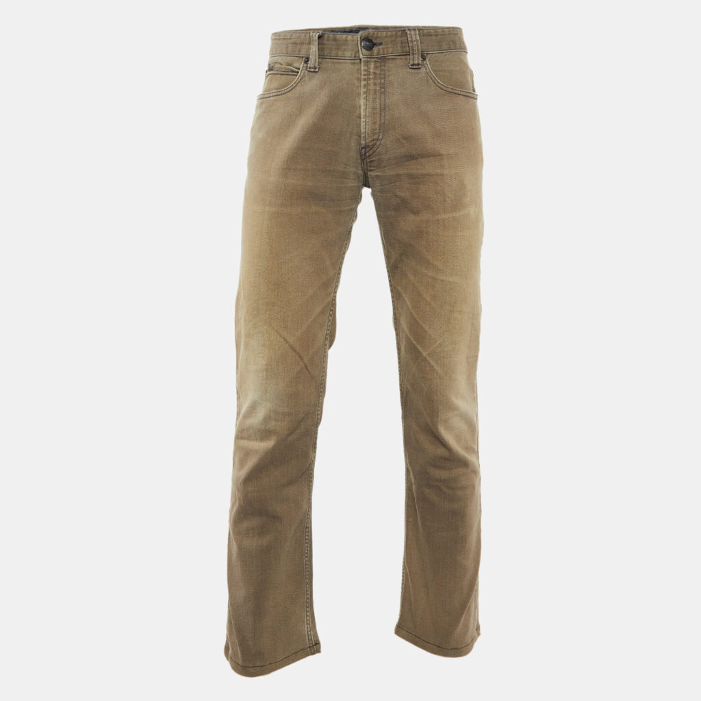 Armani Collezioni Brown Stretch Cotton J15 Slim Fit Pants L