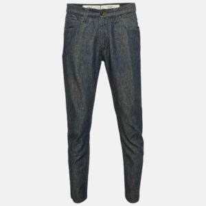 Armani Collezioni Navy Blue Denim J15 Slim Fit Jeans L Waist 33"