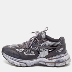 Axel Arigato Grey/Blue Mesh and Leather Marathon R Trail Sneakers Size 39