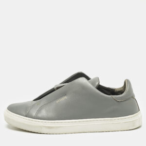 Axel Arigato Grey Leather Clean 90 Low Top Sneakers Size 43