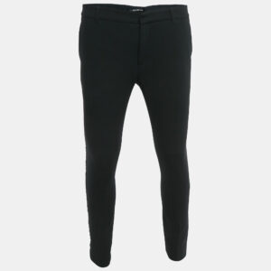 Balmain Black Cotton Trousers XL