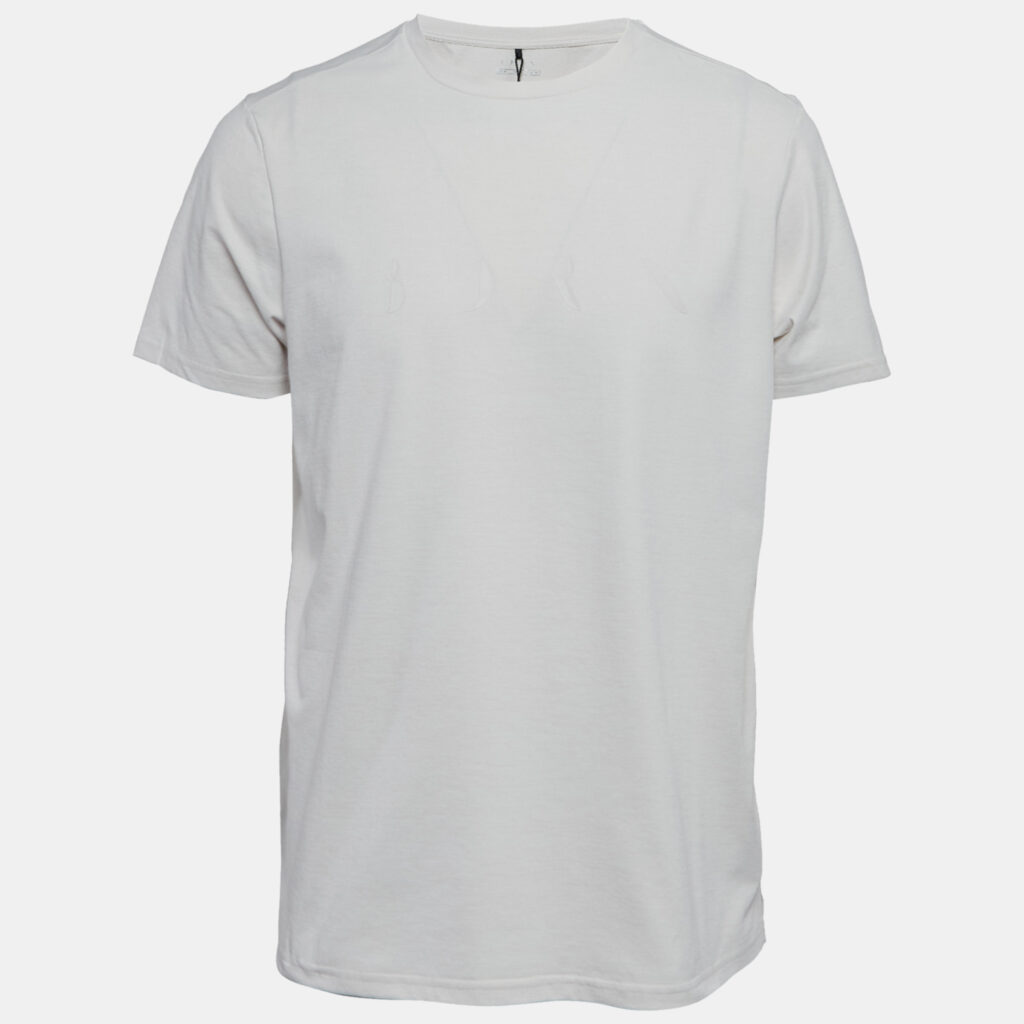 luxury-men-born-new-clothes-p1168962-001 Born Living Yoga White Chalk Logo Print Jersey T-Shirt M