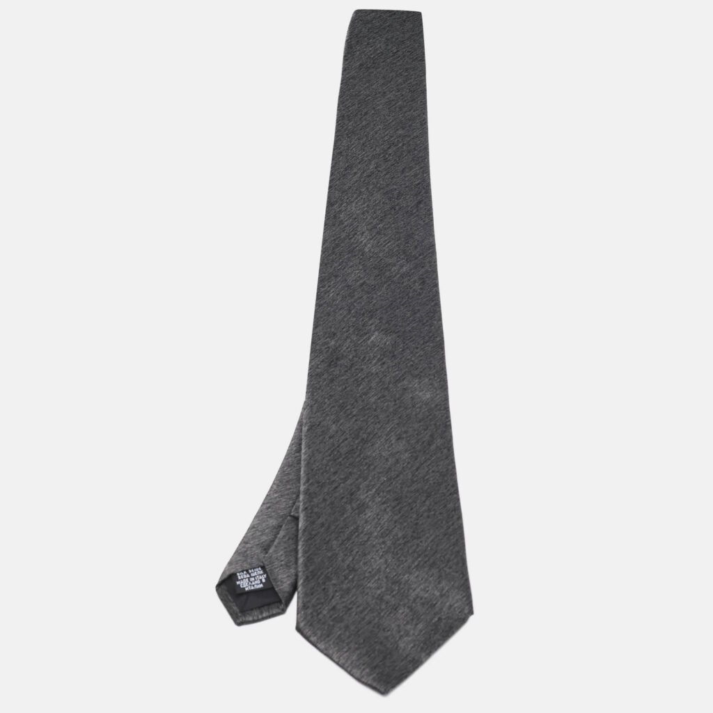 luxury-men-boss-by-hugo-boss-used-accessories-p1135322-005 Boss By Hugo Boss Grey Patterned Silk Traditional Tie