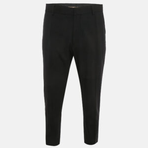 Boss By Hugo Boss Black Wool Formal Trousers XL